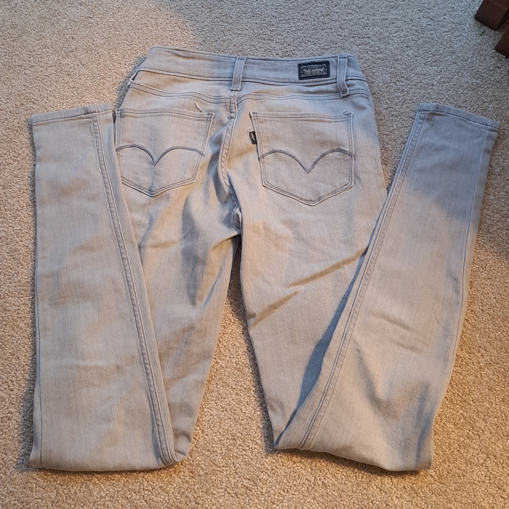 Levi Gray Skinny Jeans